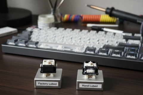 factory lubed vs hand lubed switches